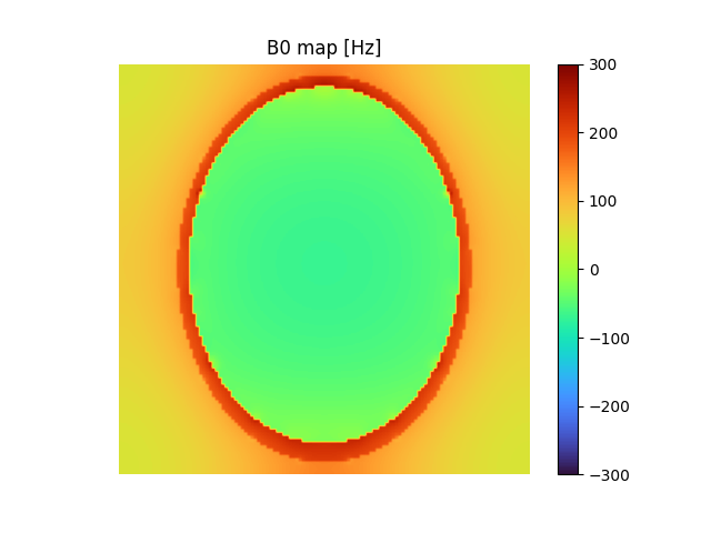 B0 map [Hz]