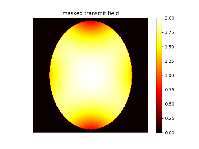 masked transmit field